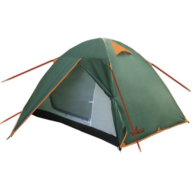  двухместную дешевую туристическую палатку Totem Trek 2