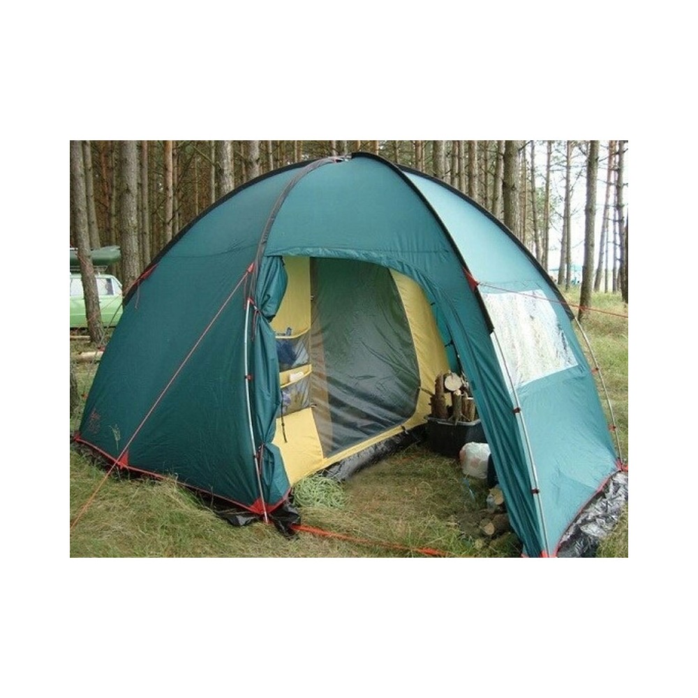 Кемпинговая палатка Tramp «Bell 4» (V2) | зеленый | Скидка руб.