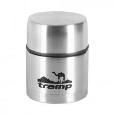 Tramp термос с широким горлом 0,5 литра TRC-077 12, нержавеющая сталь, серый, Да, Да, 0,5 л., серый